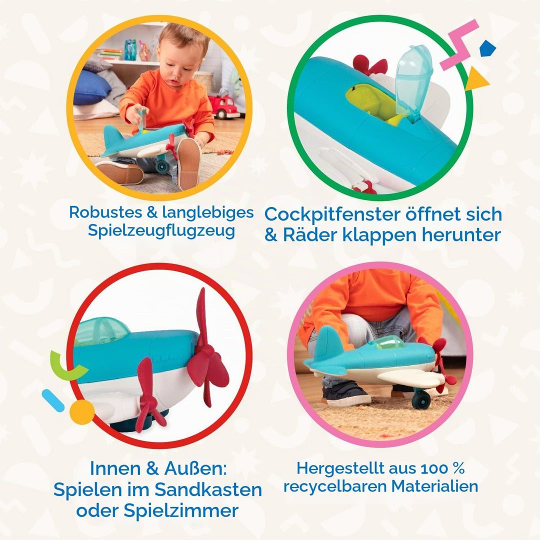 Battat – Flugzeug – Spielzeugfahrzeug – Pretend Play Spielzeug – Spielzeug für Kleinkinder, Kinder –