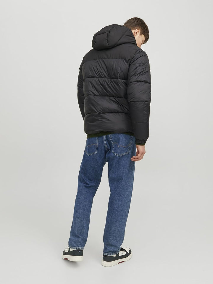 JACK & JONES Male Steppjacke Steppjacke M Schwarz, M Schwarz