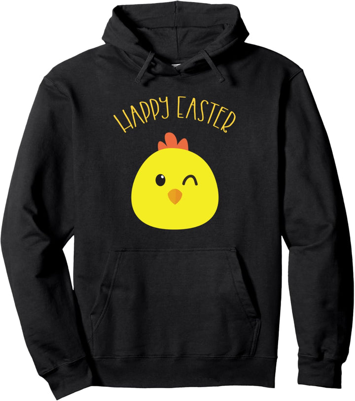 Frohe Ostern lustiges süsses Huhn Kawaii Pullover Hoodie