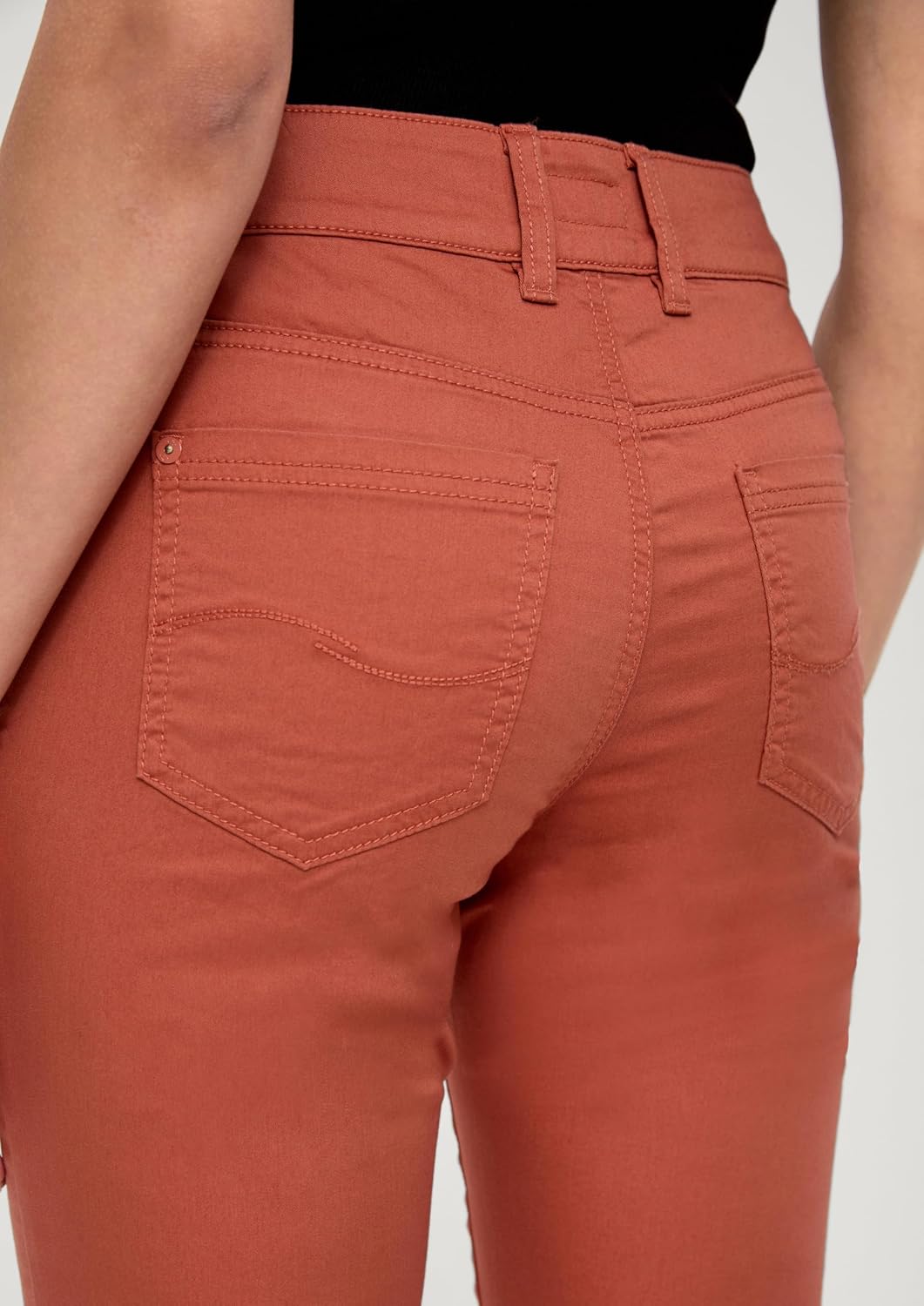 QS Slim: Capri aus Baumwollsatin 32 Orange, 32 Orange