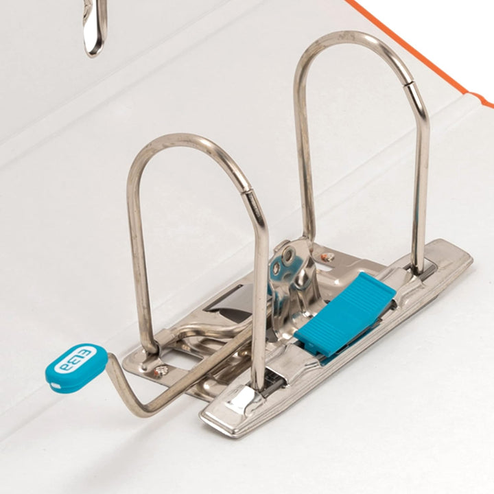 Elba Ordner A4, Smart Pro, 8 cm breit, Kunststoff aussen, orange, 10 Stück orange A4, breit, orange