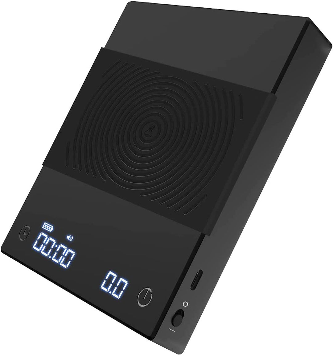 TIMEMORE Kaffeewaage, Espresso-Waage, Digitale Kaffeewaage mit Timer, 2000 g (Schwarz), Schwarz