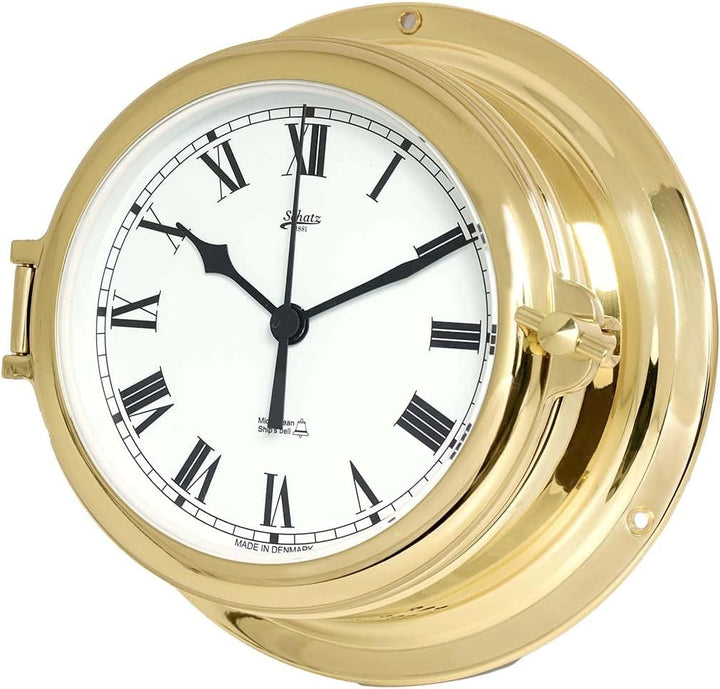 Delite 450cs Schatz Glasenuhr Midi Messing 155 mm x 68 mm
