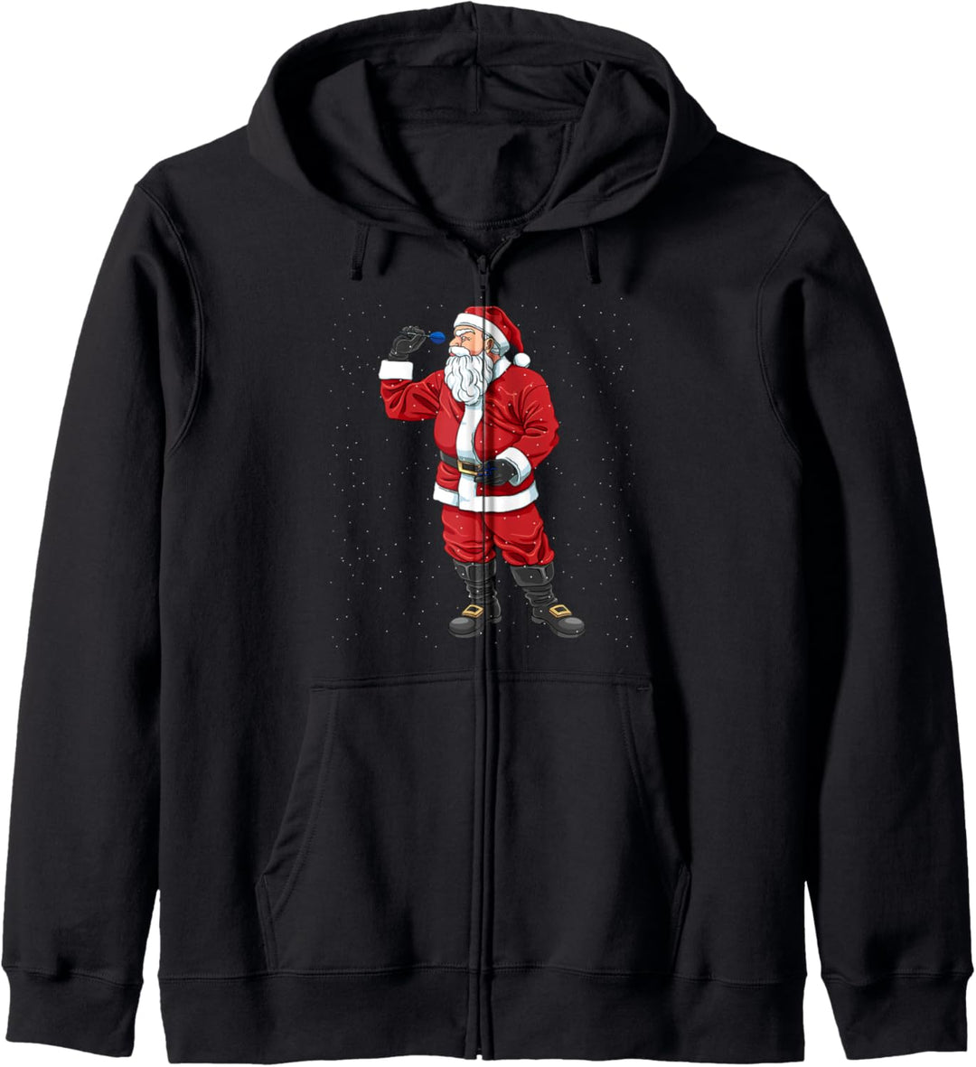 Lustiges Darts Weihnachtsmann Weihnachten Geschenk Kapuzenjacke