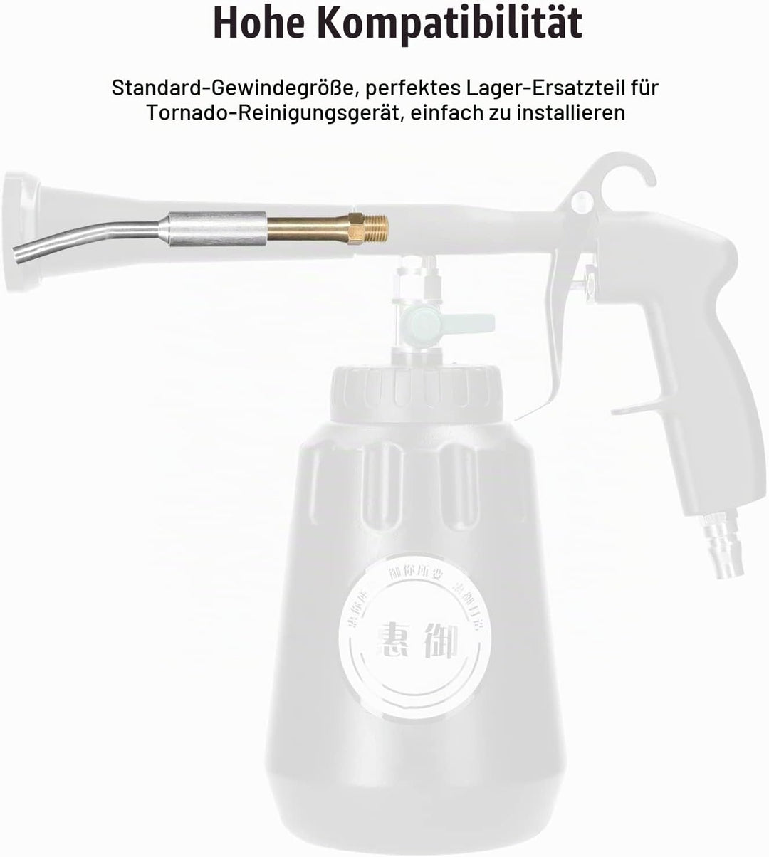 Kupferlager-Anschluss-Zubehör für Tornado-Reinigungswerkzeug Air Blow-Dust Auto Cleaner Tool Hochdru