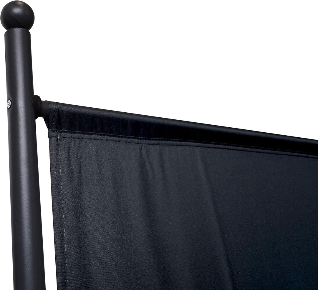 QUICK STAR Paravent 180 x 78 cm Stoff Raumteiler Klein Garten Stellwand Trennwand Balkon Sichtschutz