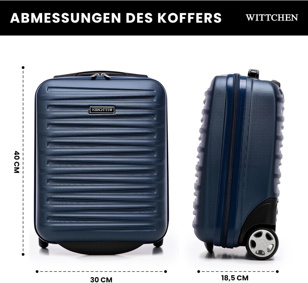 WITTCHEN Skyspeed Line Kabinenkoffer Free on Board Kabinengepäck Kleiner Koffer Hard Luggage ABS Tel