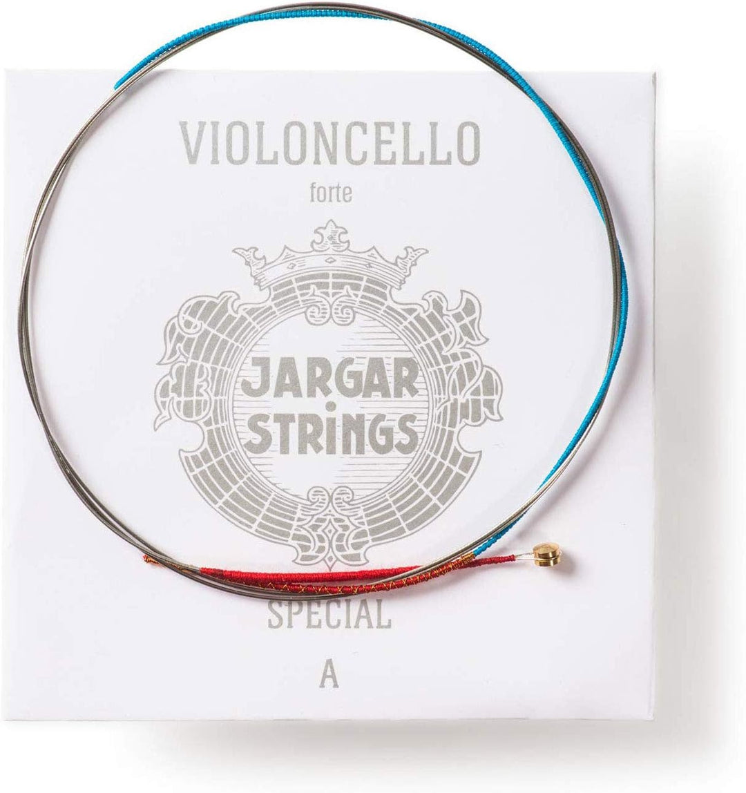 JARGAR Ce-ACFSp Cello Classic A-Saite-SPECIAL, forte (0,77mm) für Cello Forte / Heavy Rot // Red, Fo