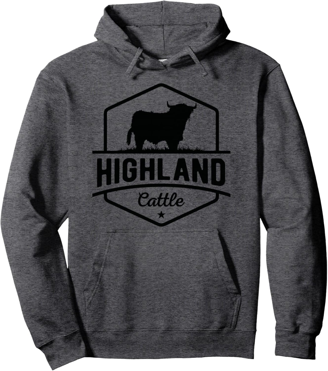 Schottisches Hochlandrind für Züchter und Highland Cow & Kuh Pullover Hoodie