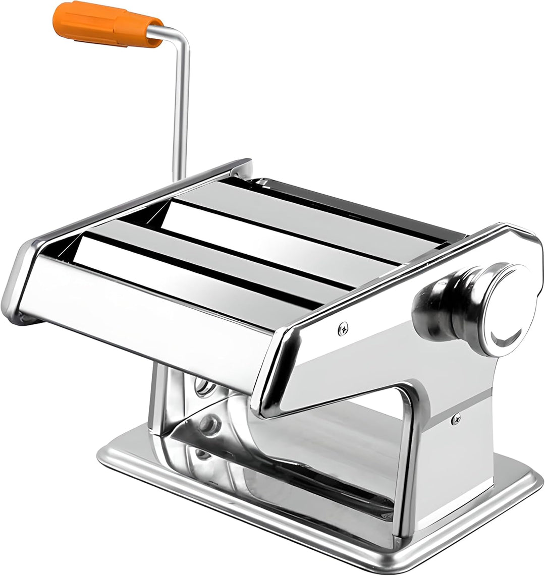 Retoo Manuelle Nudelmaschine Edelstahl, Pasta Maker, Pastamaschine Nudel Maschine für Spaghetti, Las