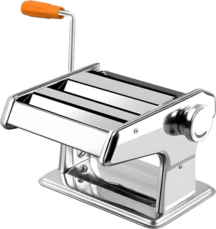 Retoo Manuelle Nudelmaschine Edelstahl, Pasta Maker, Pastamaschine Nudel Maschine für Spaghetti, Las