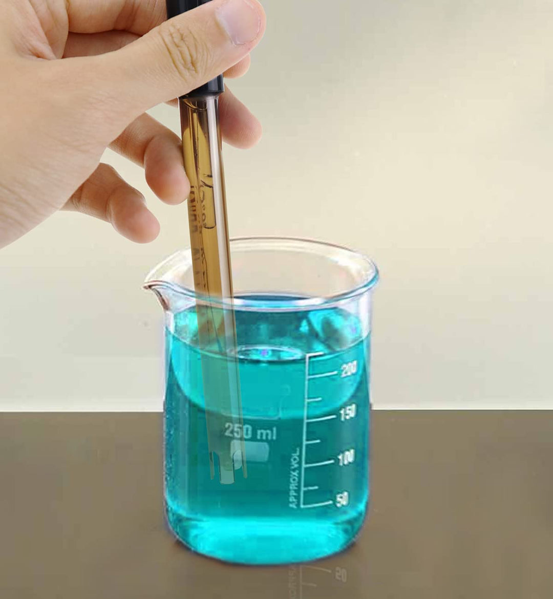High Accuracy Combination pH Electrode for Continuous pH Monitoring, 0-14 pH Probe with 200 cm Long
