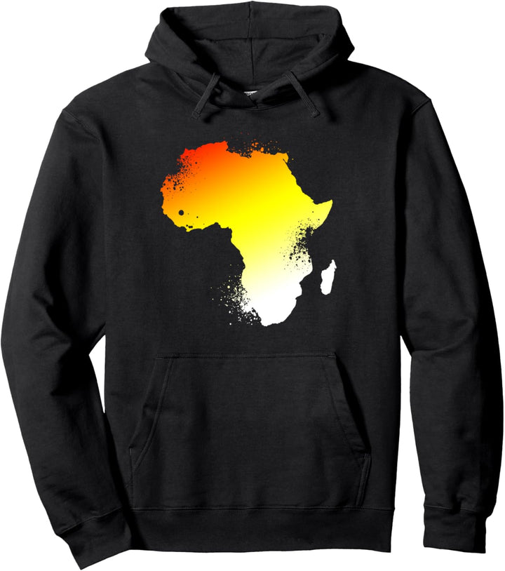 Afrika Silhouette | Safari Kleidung | Motiv Africa Afrika Pullover Hoodie
