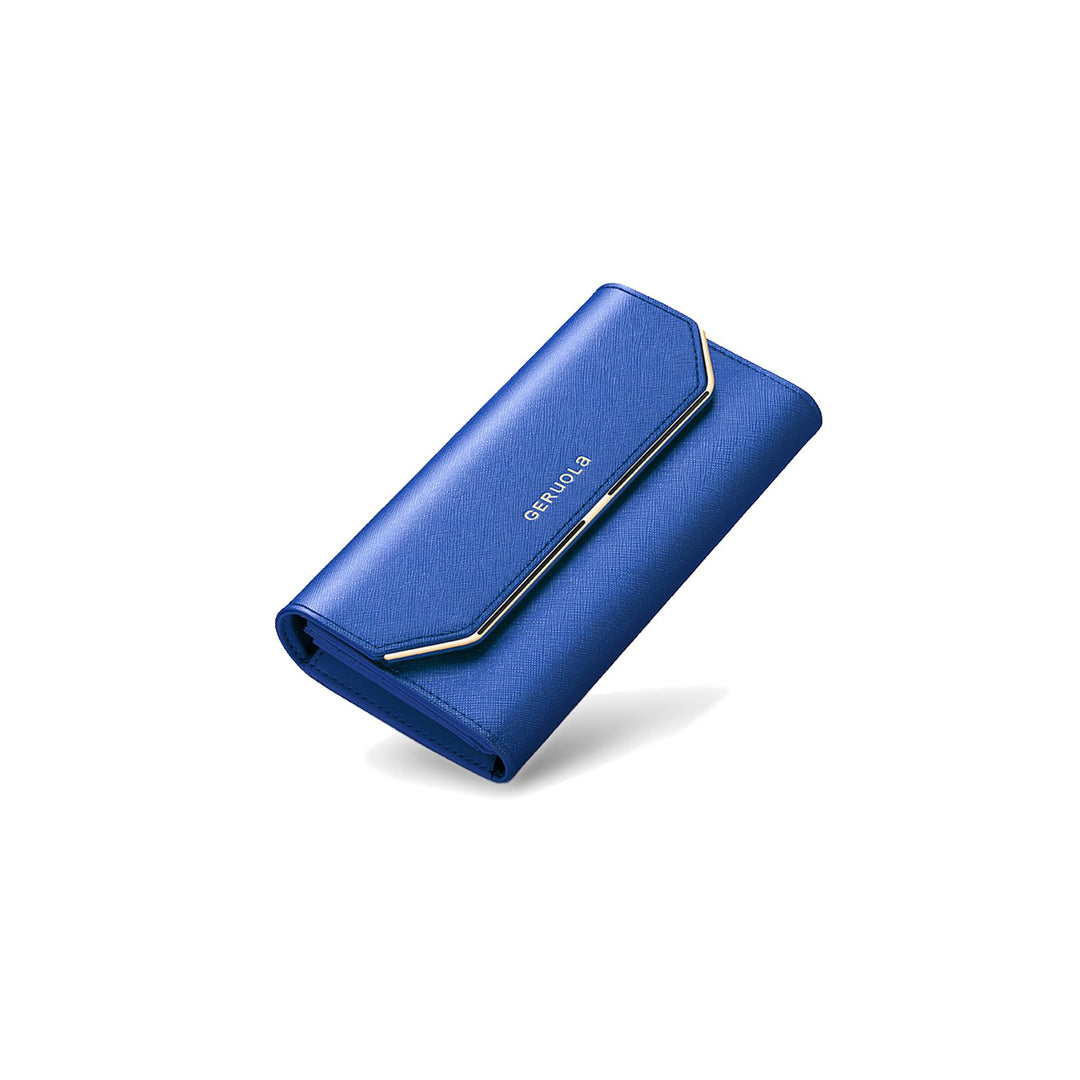 Geldbeutel Damen Leder Geldbörse RFID Schutz Large Portemonnaie Minimalistisch Lange Brieftasche Bla