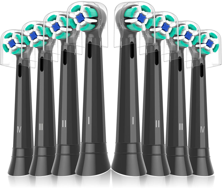8er IO Sanfte Reinigung Aufsteckbürsten Kompatibel mit Oral B iO Elektrischen Zahnbürstea, Sensitiv