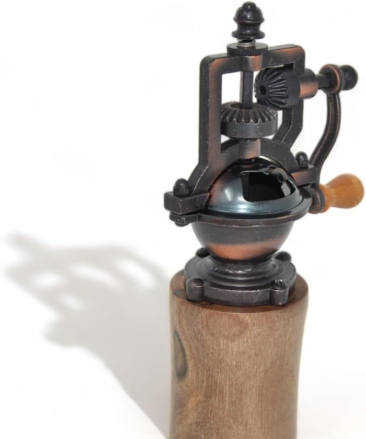 Holz Gewürzmühle - Gewürzmühle - mit Kurbel - Walnuss Geschenk handmade - Pfeffermühle - Salzmühle U