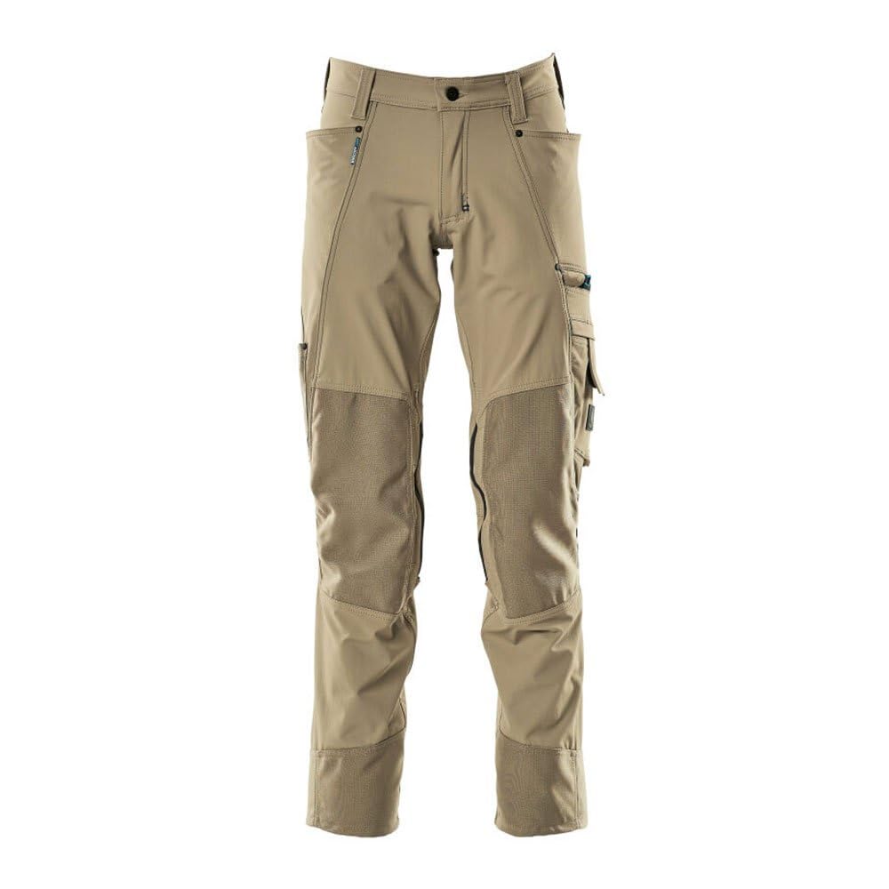 Mascot 17179-311 Bundhose"Stretch" - Advanced, khaki, 82C44 44 Khaki, 44 Khaki
