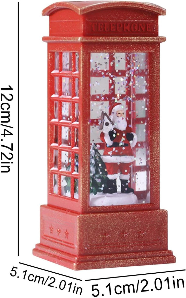 Beleuchtete Schneekugel | Niedliche Weihnachtskugeln mit Glitzer-Laternen, Tischdekoration, beleucht