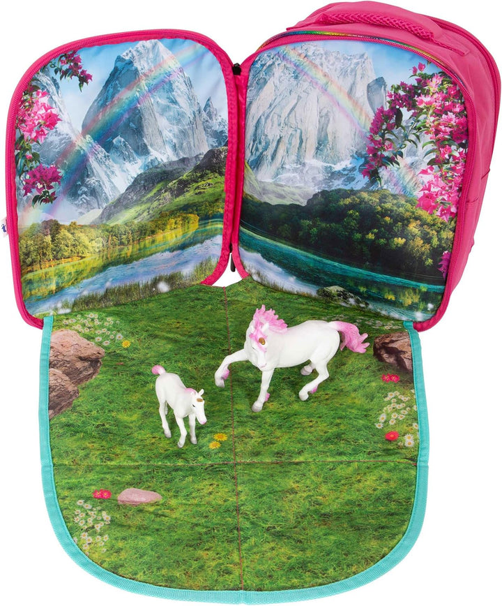 Animal Planet 387726 Einhorn Fantasy 3D Rucksack Spielset, Rose