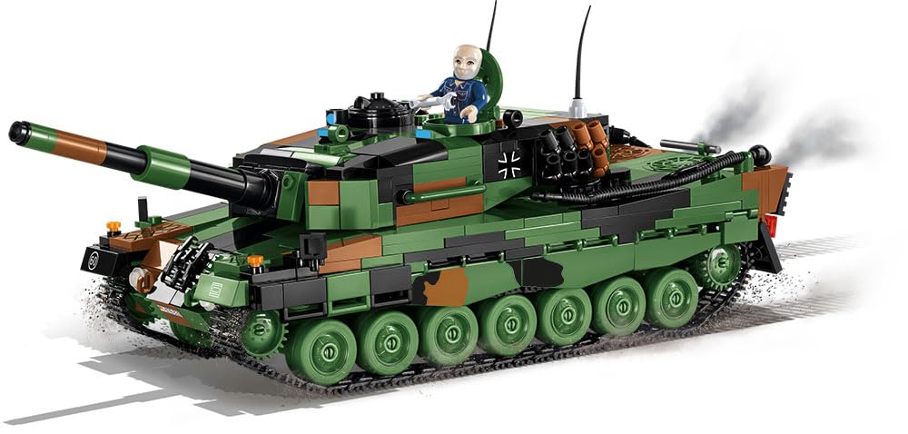 COBI Kleiner Armeepanzer Museum Leopard 2 A4, Mehrfarbig Single, Single