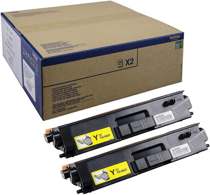 Brother TN-900YTWIN Toner für HL-L9200CDWT MFC-L9550CDWT, gelb
