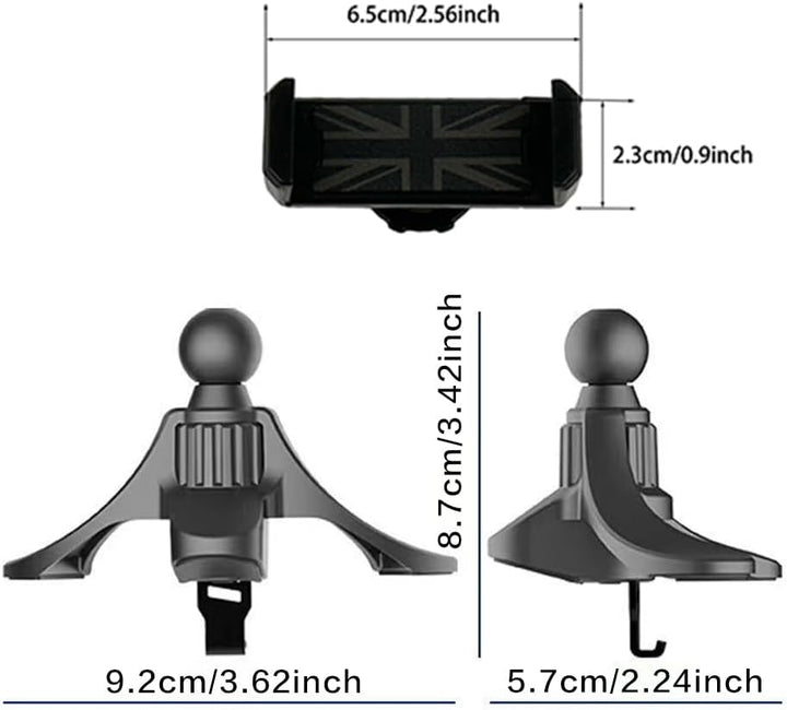 Auto Telefon Halter, Für Mini Cooper R50/R52/R53 Runde Luft Ventilation Telefon Halter für iPhone &amp;
