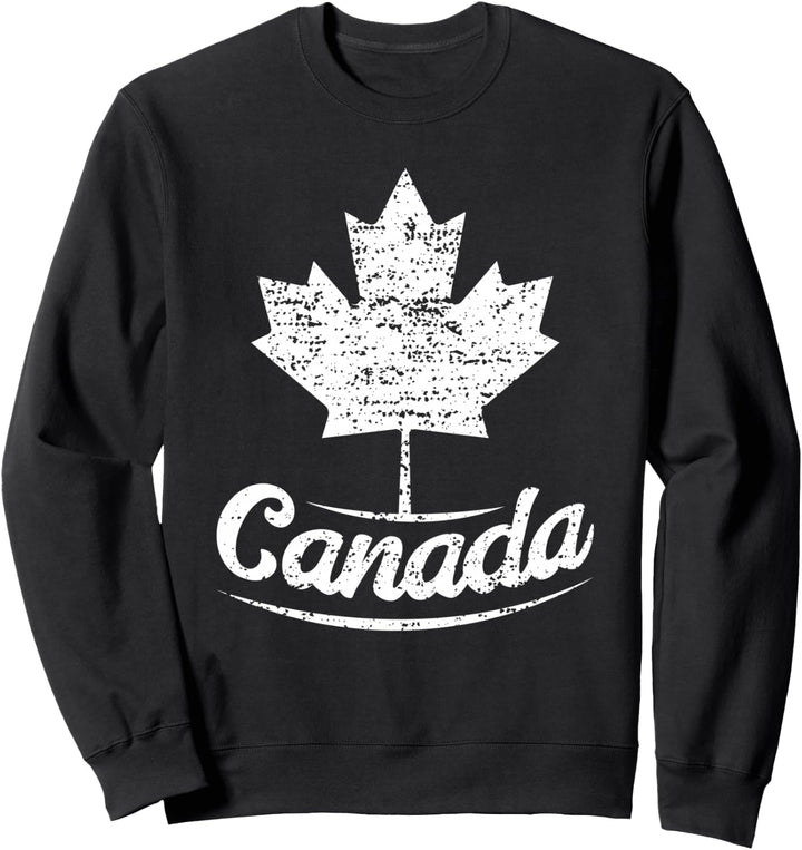 Vintage Canada Retro Kanadische Flagge Ahornblatt Sweatshirt