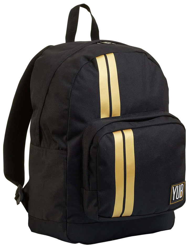 Seven Yub Unisex-Rucksack mit einem Fach — Erwachsene, Schwarz, Einheitsgrösse Golden, Golden