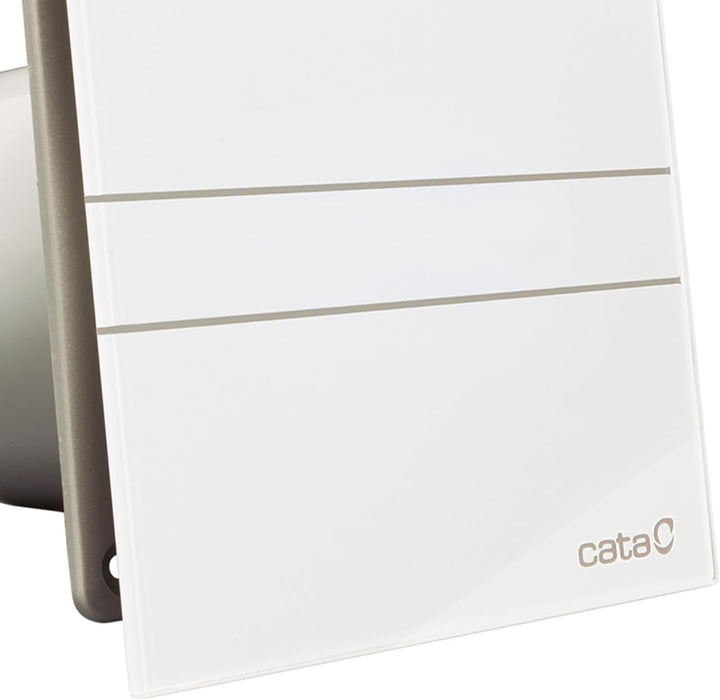 Ventilator Lüfter CATA E-100GT B,Timer, Weiss Glasfront