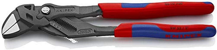KNIPEX 86 02 250 Zangenschlüssel Zange und Schraubenschlüssel in einem Werkzeug grau atramentiert mi