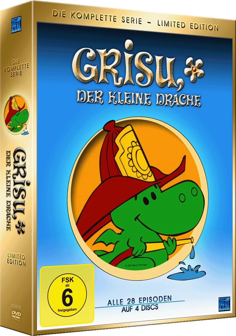 Grisu, der kleine Drache - Die komplette Serie (Episode 1-28) [4 Discs im Digi-Pack] [Limited Editio