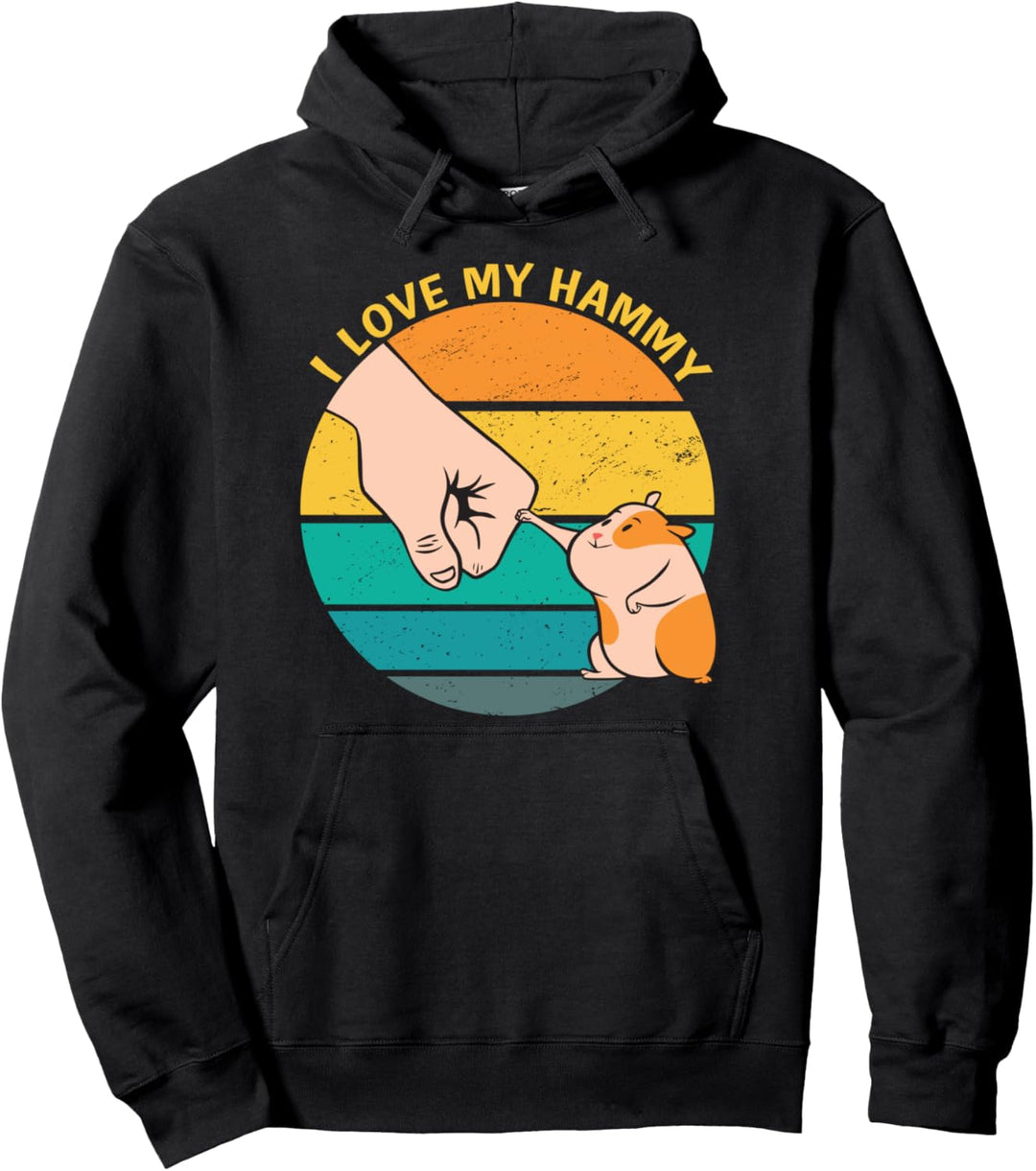 Ich liebe mein Hammy Cute Hamster Lover Geschenk Pullover Hoodie