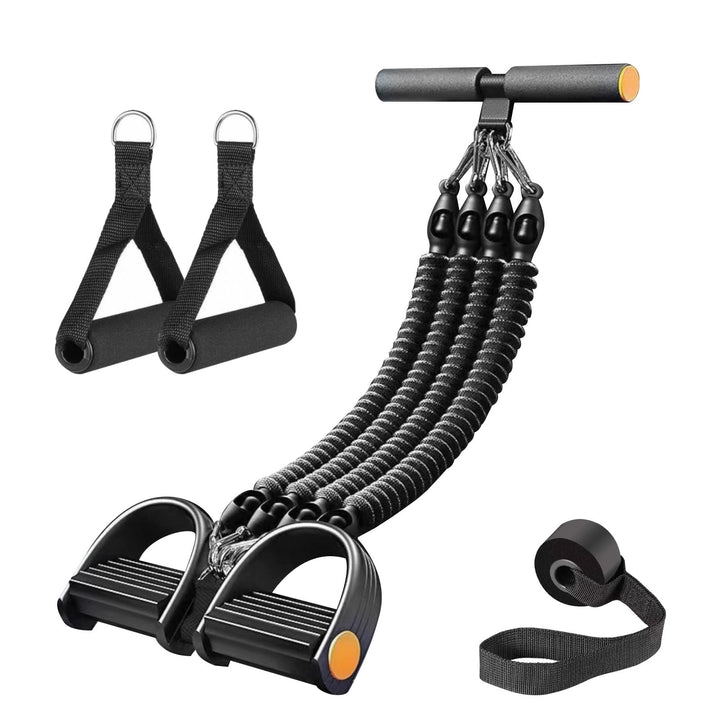 Bauchtrainer für Zuhause, Expander Fitness, Multifunktions Bauch Trainingsgerät, Widerstandsband mit