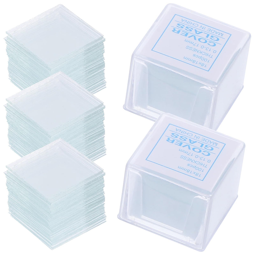 1000 Stück Mikroskop Deckgläser Quadratisch 20x20mm Vorgereinigte Glas Abdeckungen mit Hoher Transpa