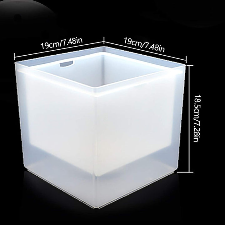 MINRS LED EisküBel, Ice Bucket 3.5L mit Farbwechsel Wein- & Sektkühler Eiswürfeleimer Sektkühler Fla
