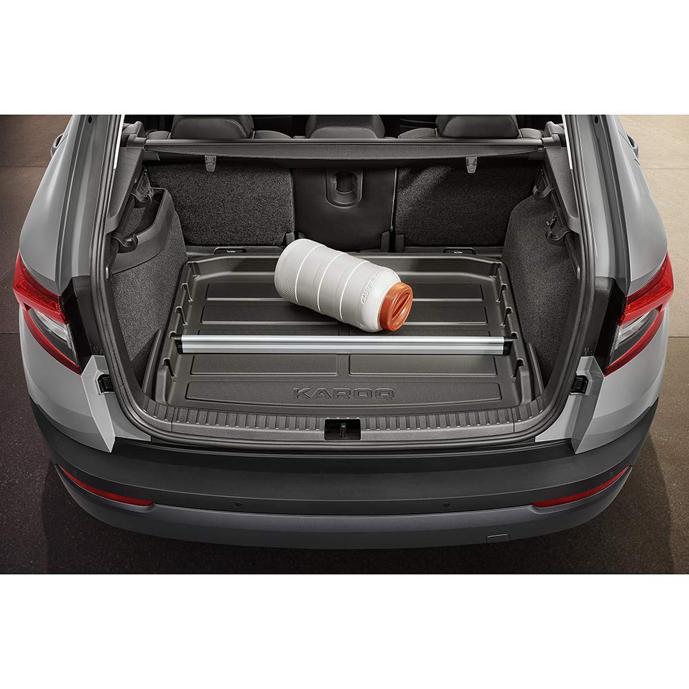 Skoda 57A061162 Kofferraumwanne Gepäckraumwanne, mit Karoq Schriftzug