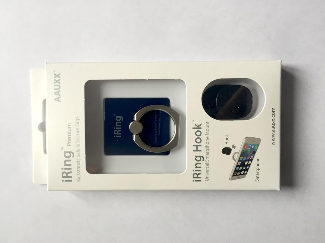 iRing Premium Style Ring, Smartphone-, Handy-Halterung, Haltegriff, Standfuss, Autohalterung, Selfie