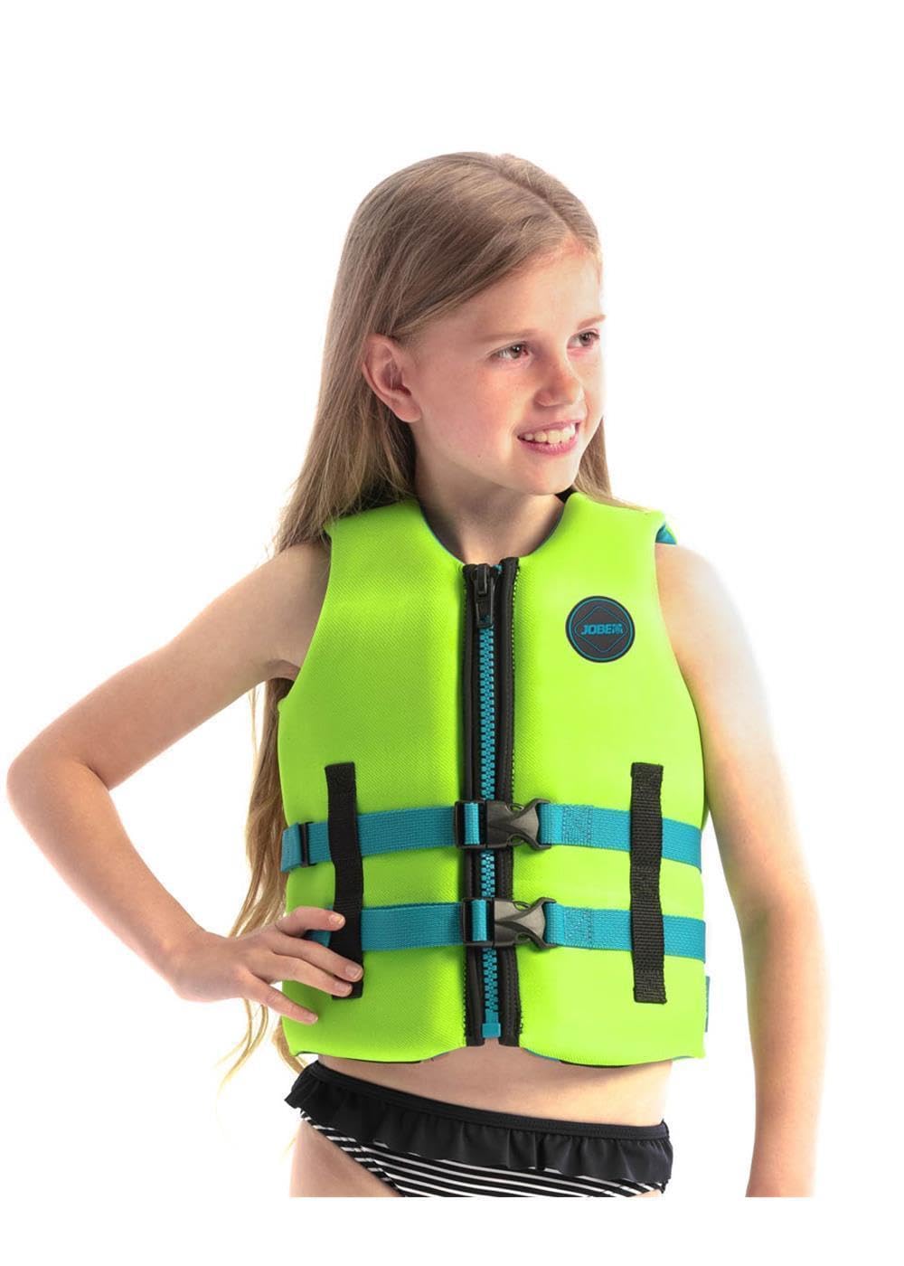 JOBE Neopren Vest Kids Neo Vest Kinder Schwimmweste Neoprenwest Green 116, 116