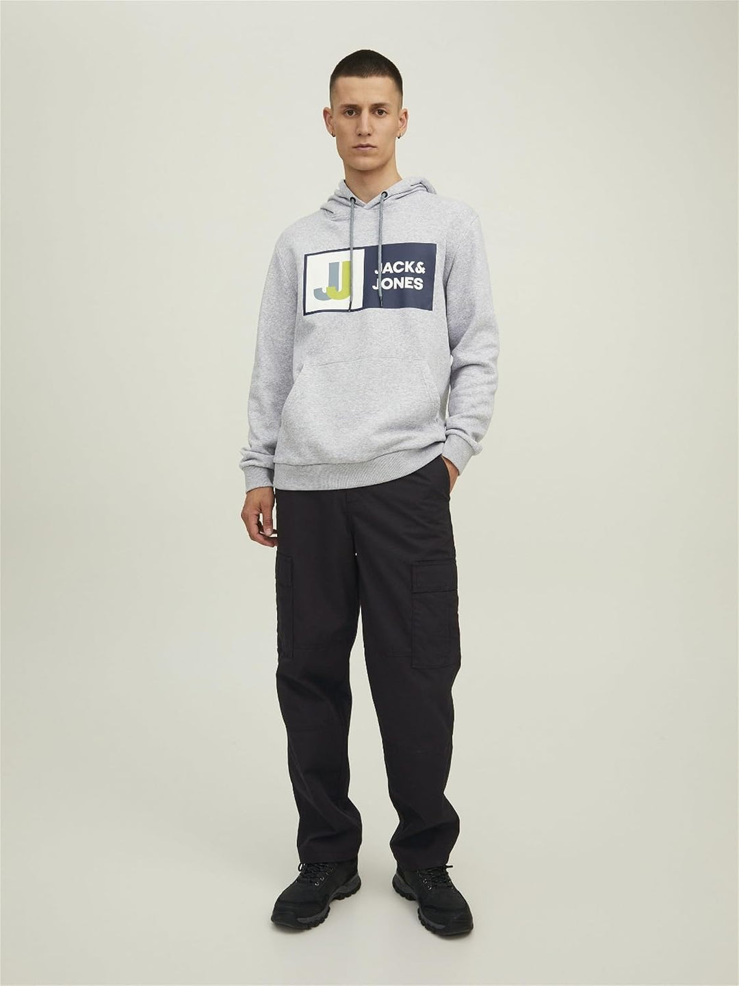 JACK &amp; JONES Herren Jpstbill Jjflint Sa Ln Cargohose 31W / 30L Schwarz, 31W / 30L Schwarz