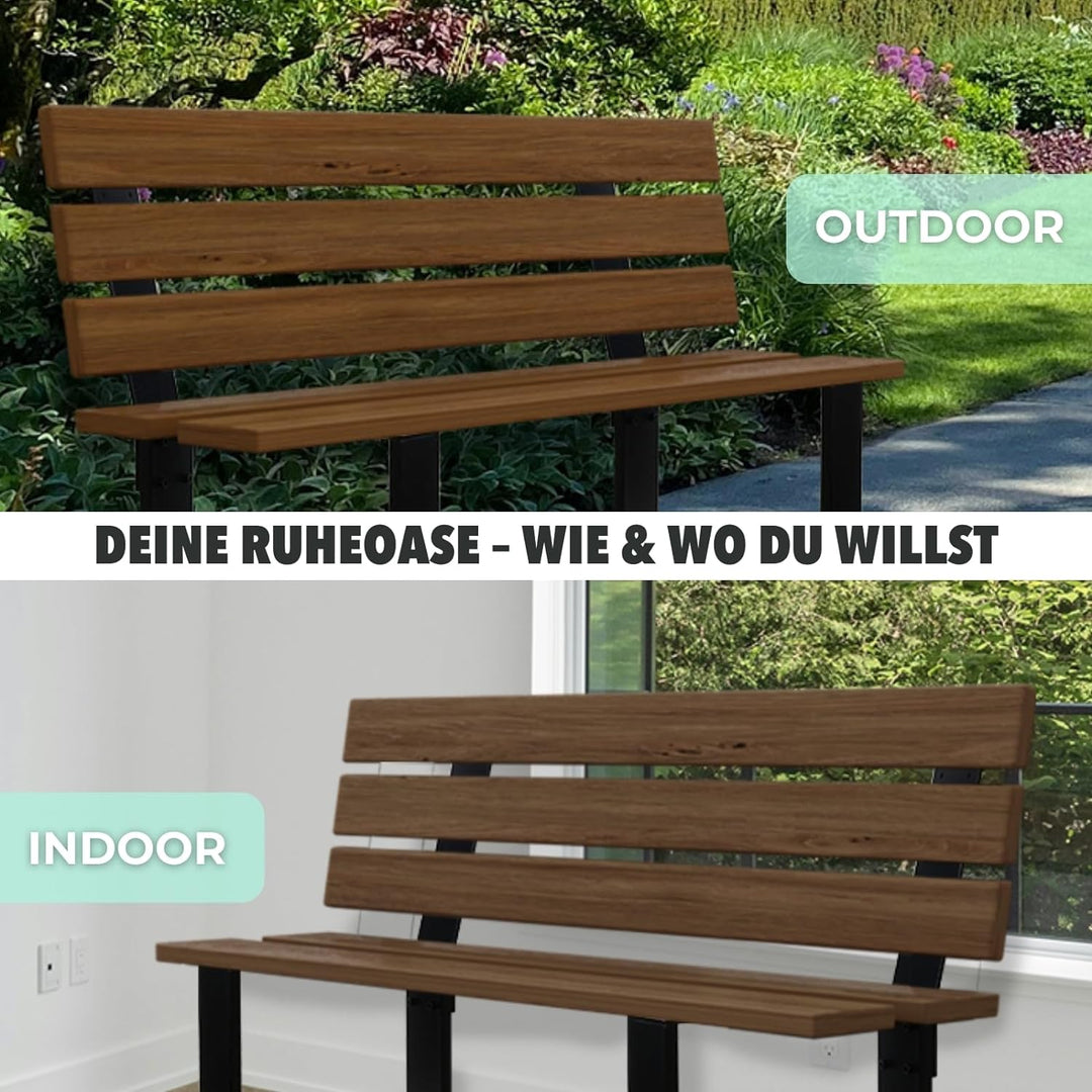 HAGO Bankfuss Anthrazit Bankgestell Bankkufen Bankbeine Parkbank Sitzbank Gartenbank DIY