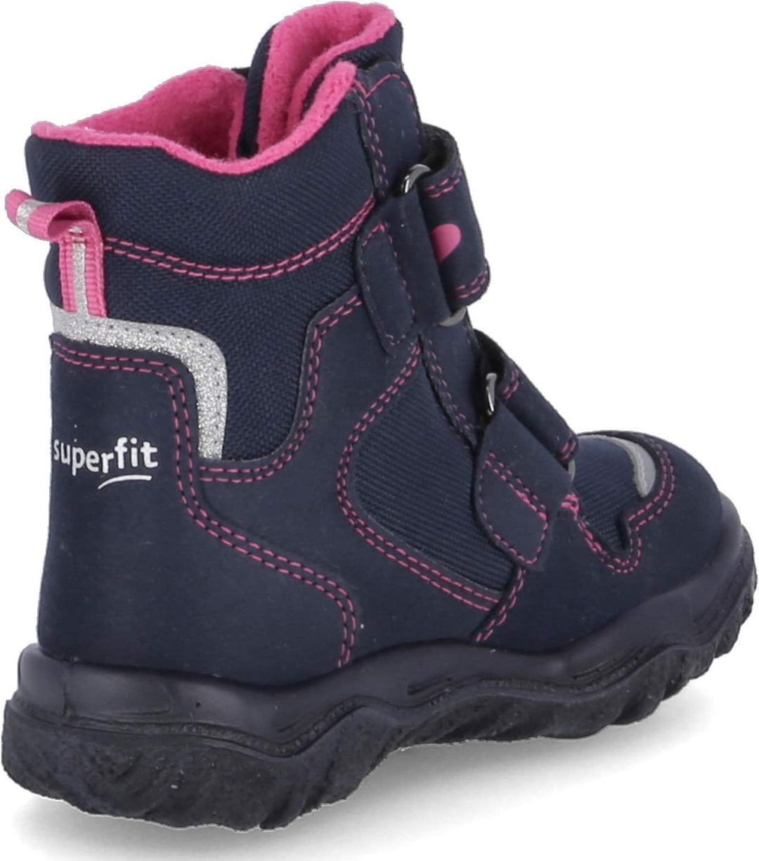 Superfit Baby-Mädchen Husky1 Warm Gefütterte Gore-tex Schneestiefel 20 EU Blau Rosa 8000, 20 EU Blau