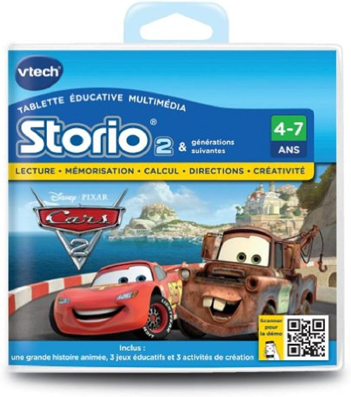 VTech – 230105 – Storio 2 und folgende Generationen – Lernspiel Cars 2, Cars 2