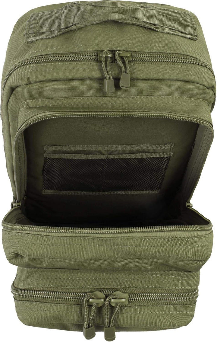 normani US Assault Pack Small, Rucksack, 25 Liter Oliv 25 l, Oliv 25 l