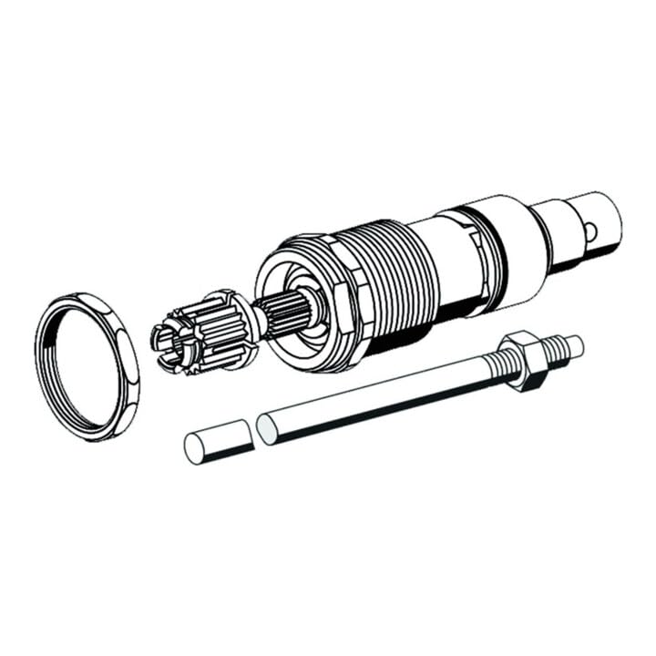 Schell 222350099 Oberteil inkl. Spindel 488mm, mit Ablänghilfe