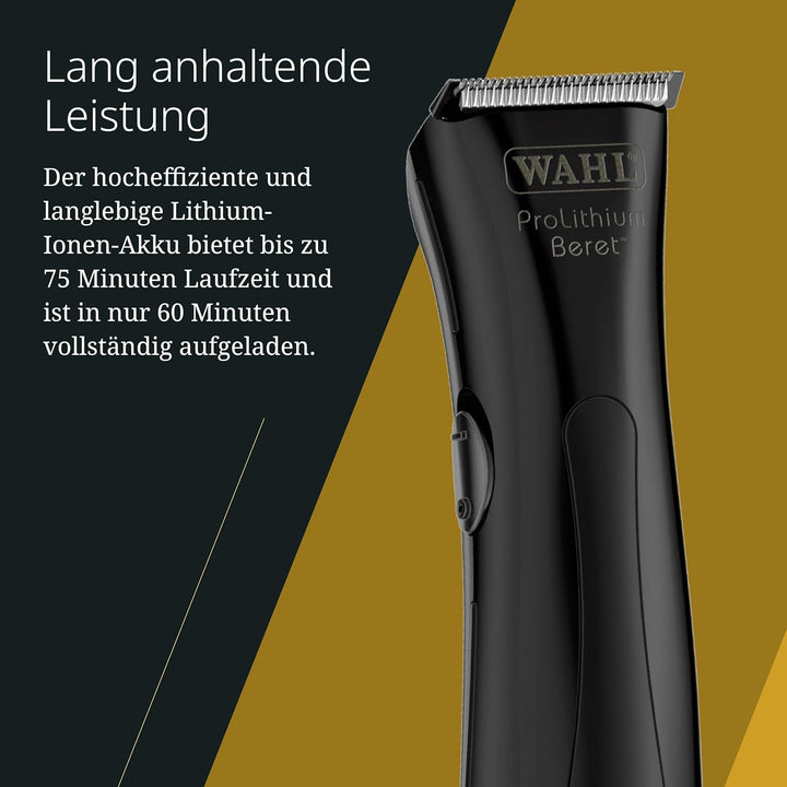 Wahl Stealth Beret - Netz-/Kabelloser Konturen-Haarschneider mit Präzisionsklingensatz - Für dichtes