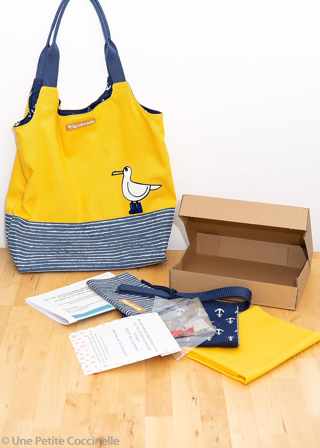 DIY Nähpaket Charlie Bag Maritim Möve