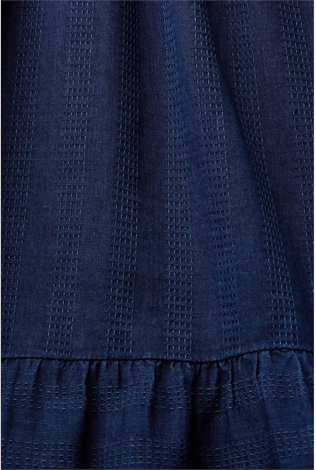 ESPRIT Gestuftes Midikleid aus Baumwolle