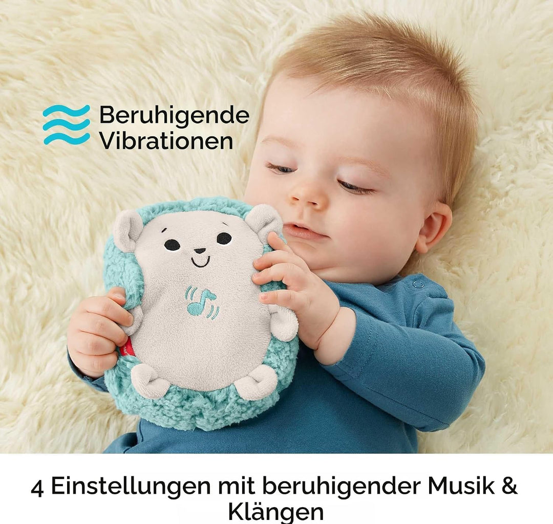Fisher-Price FXC58 - Schlaf-Igel Spieluhr aus Plüsch, Einschlafhilfe für Babys, Babyerstausstattung,