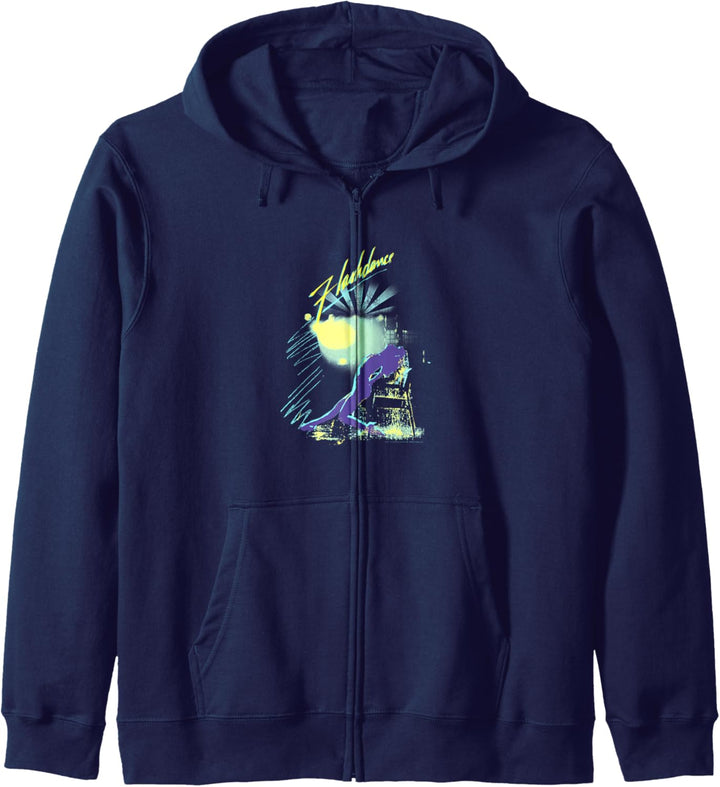 Flashdance Water Drop Silhouette Kapuzenjacke
