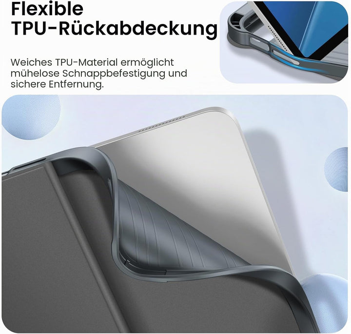 Fintie Tastatur Hülle für iPad 10. Generation 2022 (10.9 Zoll), Keyboard Case mit 7-farbig Beleuchte